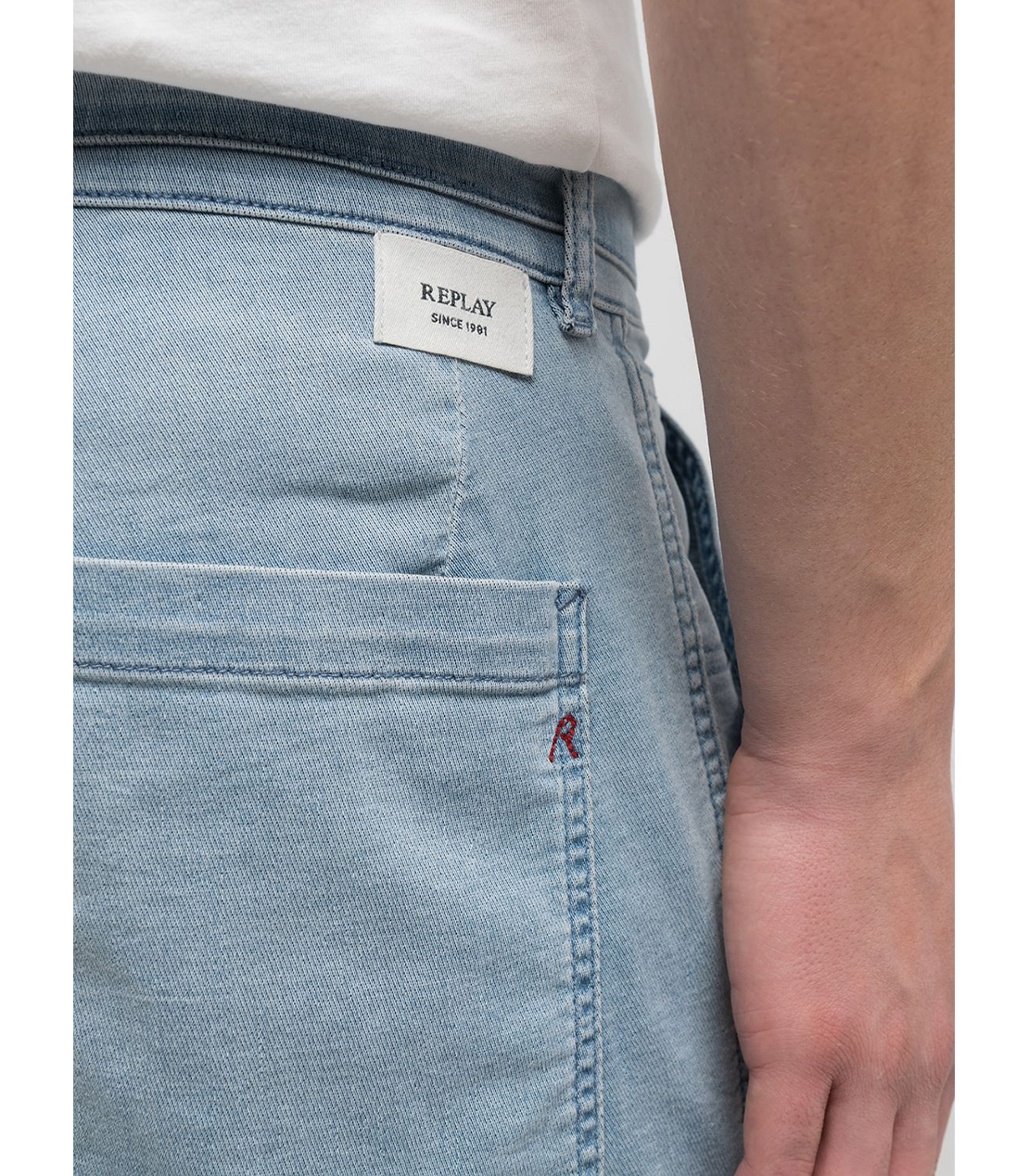 ストレートフィット ストレッチデニム 詳細画像 ライトブルー 6